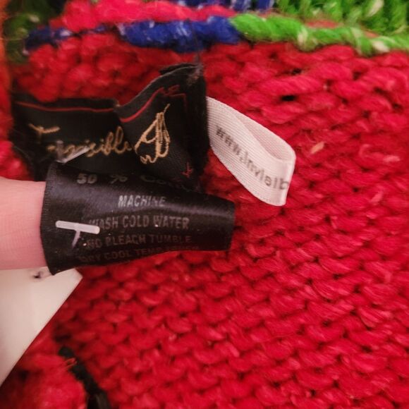 NEW Invisible World unisex kids sweater wool knit color handmade Juneau Alaska - Picture 13 of 14